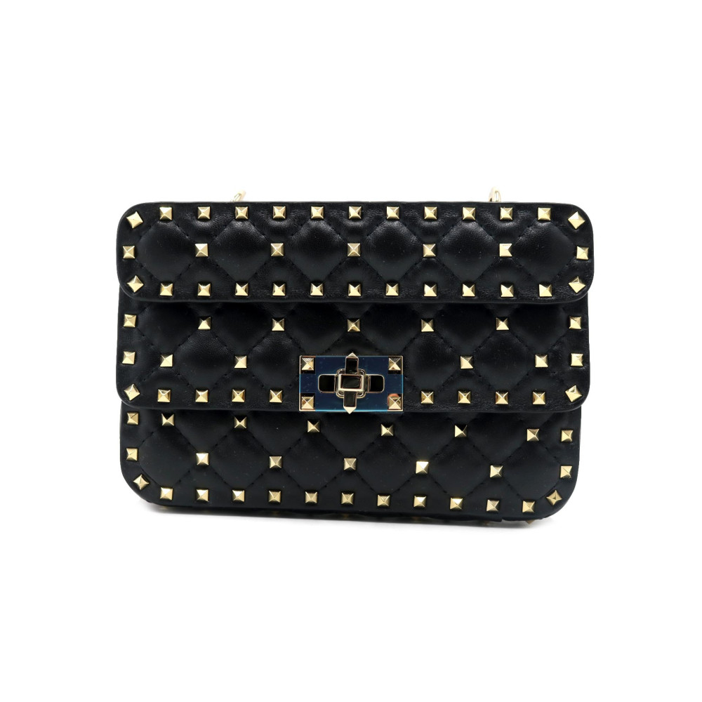 Valentino Rockstud Spike Small Pelle Nera