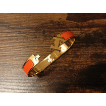 Hermès Bracciale Click H Arancio e Oro