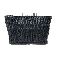 Valentino Rockstud Black Raffia Tote