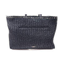 Valentino Rockstud Tote Raphia Noire