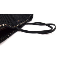 Valentino Rockstud Tote Rafia Nera