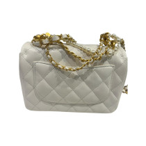 Chanel Mini Flap Bag Edizione Limitata Pelle d'Agnello Bianca