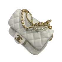 Chanel Mini Flap Bag Edizione Limitata Pelle d'Agnello Bianca