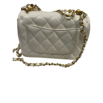 Chanel Mini Flap Bag Edizione Limitata Pelle d'Agnello Bianca