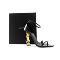 Saint Laurent Sandali Pelle Nera