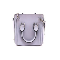 Alexander McQueen Heroine Mini Pelle Grigia