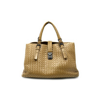 Bottega Veneta Shopping Leder Grün