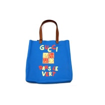 Gucci Shopping Pelle Blu