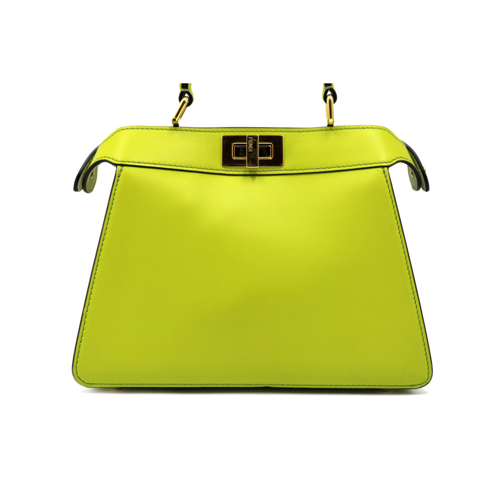 Fendi Peekaboo Pelle Verde Lime