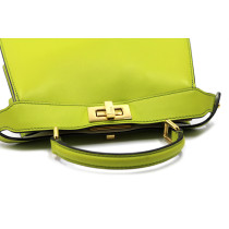 Fendi Peekaboo Pelle Verde Lime