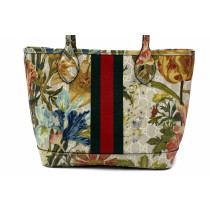 Gucci Shopping Flora Tela Multicolor