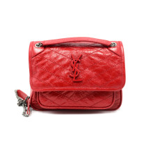 Saint Laurent Niki Small Pelle Rossa