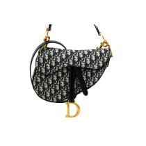 Dior Sella Tessuto Jacquard Oblique Blu