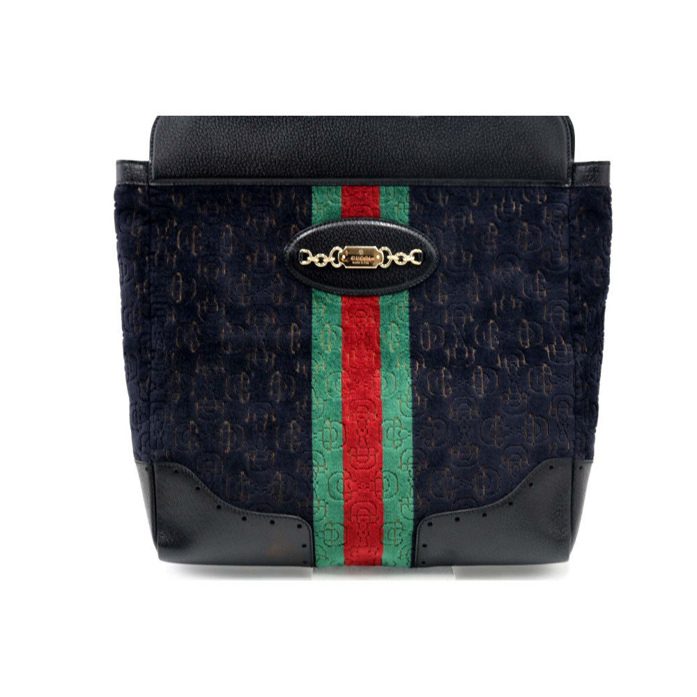 Gucci Shopping Velluto Blu