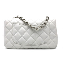 Chanel Classica Mini Pelle Bianca