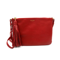 Saint Laurent Tracollina Pelle Rossa