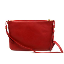 Saint Laurent Tracollina Pelle Rossa