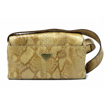 Prada Shopping Pitone Beige