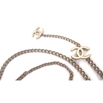 Chanel Cintura Collana Metallo Argento