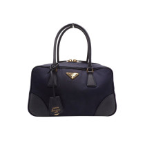 Prada Re-Edition 1978 Tessuto City e Pelle Saffiano Blu