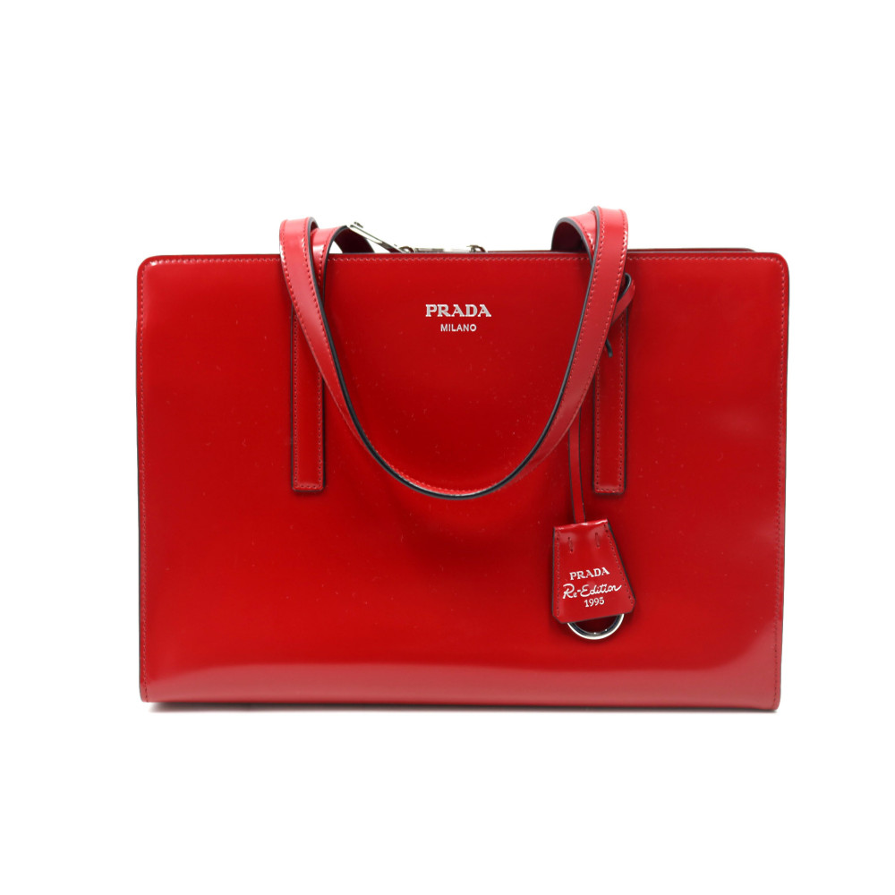 Prada Re Edition 1995 Pelle Spazzolata Rossa