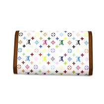 Louis Vuitton Portafoglio Tresor Multicolor Bianco