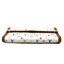 Louis Vuitton Portafoglio Tresor Multicolor Bianco