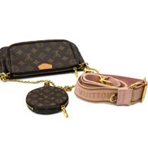 Louis Vuitton Multipochette Rose Clair Monogram