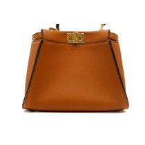 Fendi Peekaboo Pelle Marrone