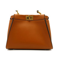 Fendi Peekaboo Pelle Marrone