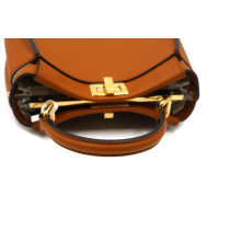 Fendi Peekaboo Pelle Marrone