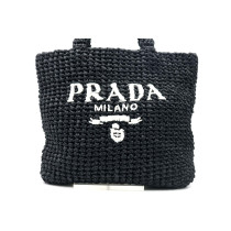 Prada Shopping Rafia Nera