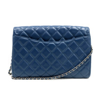 Chanel Pochette Pelle Blu