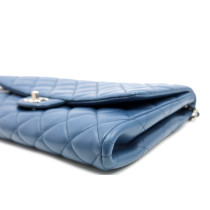 Chanel Pochette Pelle Blu