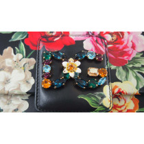 돌체 & 가바나 블랙 가죽 크로스백