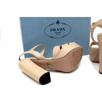 Prada Decollete Pelle Beige
