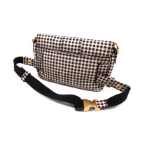 Fendi Marsupio Tela Bianco Nero