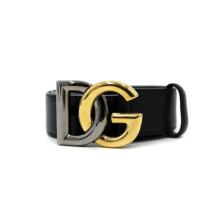 Dolce & Gabbana Cintura Pelle Nera