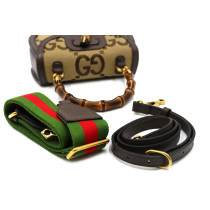 구찌 밤부 GG 점보 베이지