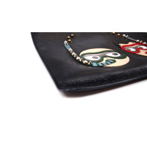 Dolce & Gabbana Pochette Clutch My Family Pelle Nera
