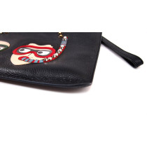 Dolce & Gabbana Pochette Clutch My Family Pelle Nera