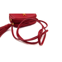 Saint Laurent Rote Ledertasche