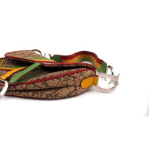 Dior Saddle Rasta Trotter Tessuto Beige