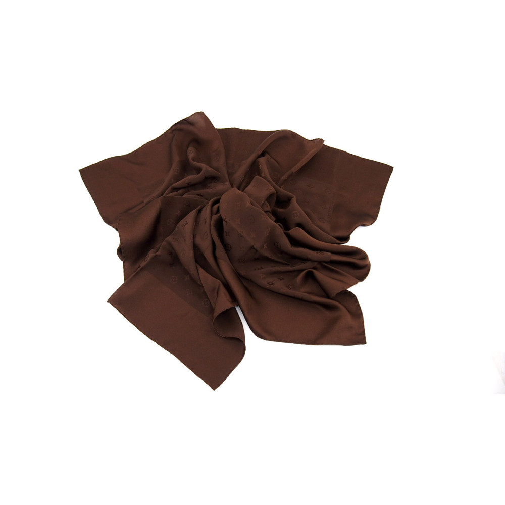 Louis Vuitton Foulard Monaco Seta Marrone