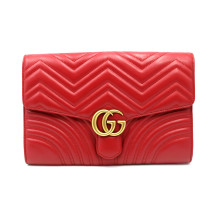 Gucci Pochette Marmont Pelle Rossa