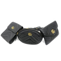 Gucci Cintura Marsupio Pelle Nera