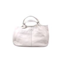 Tod's Weißer Leder-Shopper