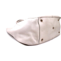 Tod's Sac Cabas en Cuir Blanc