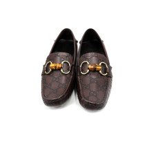 Gucci Mocassino Pelle Guccissima Marrone