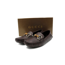 Gucci Mocassino Pelle Guccissima Marrone